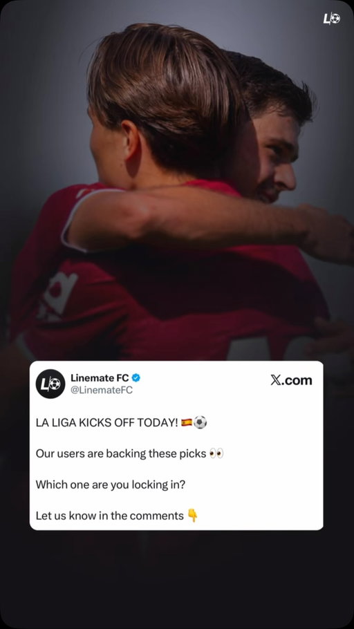 LA LIGA KICKS OFF TODAY! 🇪🇸⚽️

Our users are backing these picks 👀

Which one are you locking in?

Let us know in the comments👇

#laliga #sportsbetting #getafe #realsociedad #alaves