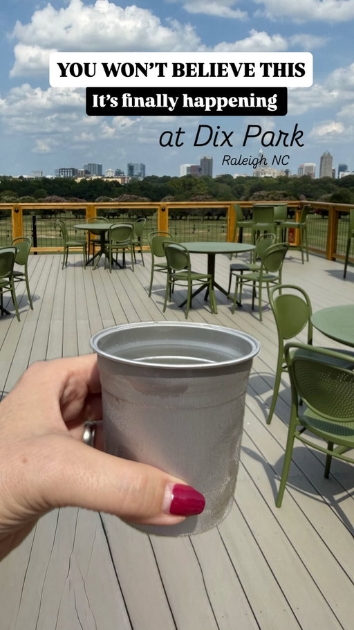 PARK • You won’t believe what’s happening at Dix Park. It’s something that we’ve all been asking for, ever since they started developing the buildings and adding amenities. 
🌻
The Flowers Cottage - the cute little bungalow with the most amazing views - is about to open to the public. It contains a coffee bar and a beer & wine bar with a snack bar. 
🌻
The upstairs at  @flowerscottage.dixpark includes “Coffee Cottage” with a coffee bar and indoor seating. The back deck has been extended and has a snack bar adjacent. (You’ll order from a QR code and pick up from the walk-up window.)
🌻
Under the deck is where you’ll find the “Park Bar” - with Prosecco on tap, as well as a variety of beer and wine. 
🌻
There’s plenty of outdoor seating in a variety of areas. And those views - everywhere. You can almost see some trolls!
🌻
Speaking of the Thomas Dambo Trolls, you’ve got to check out the exclusive @trophybrewing beer that’s only available at this location.  A portion of the proceeds will benefit the @DixConservancy. I understand you’ll be able to purchase cans to take home - the perfect souvenir! 
🌻
📍Flowers Cottage
2105 Umstead Drive 
Raleigh, NC 27603
🌻
They’ll be open Thursday-Sunday starting August 20. Hours will vary daily and I’ll keep you posted.  But I can confirm that the they’ll be open until after sunset! 
🌻
What do you think of Flowers Cottage so far? Which aspect of it are you most excited about? Tell me in the comments. Then send this to someone who’s been waiting for it!
🌻