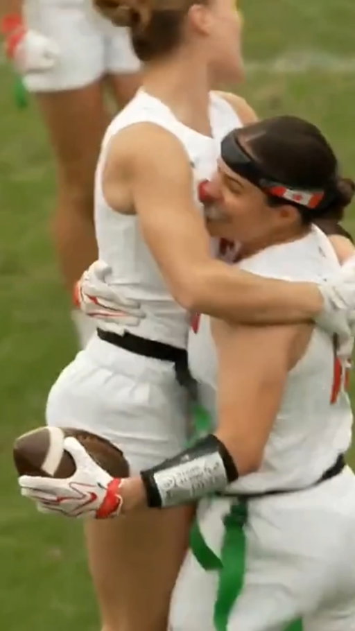 Team Canada is giving it their all for a spot in the gold medal match 🙌

Watch the Semi-Finals & Medal Games of the Men's & Women's IFAF Flag Football World Championships | Live & Free on DAZN | 15 & 16 August 🏈

#IFAF | #IFAFWorldFlag2026
