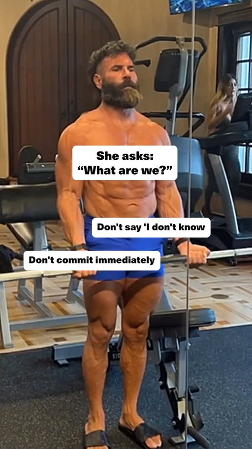 When she asks "what are we?" most guys panic and either:

1. Commit immediately (now she owns you)
2. Say "I don't know" (you look weak and confused)

Both kill attraction.

Here's the frame:

"I'm enjoying where this is going. Why, are you trying to lock me down already?"

Flip it. Make it playful. Now SHE'S the one who wants commitment, not you.

Then say:

"I'm not in a rush to put a label on anything. If this keeps going well, we'll figure it out."

What this does:

* Shows you're not desperate for a relationship
* Keeps the frame that YOU'RE the prize
* Makes her work harder to get commitment from you

The reality is this:

The moment you commit too early, she stops working for it. The chase is over. She won.

Let her wonder. Let her chase. Then decide if she's earned it.

Comment 'BLUEPRINT' for the relationship power dynamics framework.