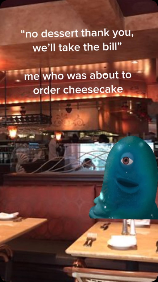 no dessert is a crazy thing to say 😭
