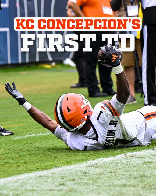 KC HAS ARRIVED IN THE NFL 🙂‍↕️

📺: #CLEvsCHI on News 5 and NFL Network