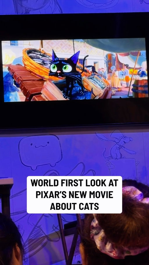 First trailer for Gatto shown at D23, a Pixar movie all about cats! 

#pixar #gatto #disney #cats