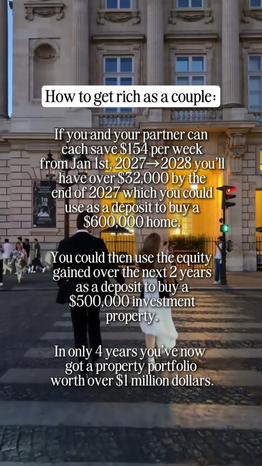 Small savings can build options.

If you and your partner each save $154 a week starting January 1, 2027, you could have more than $32,000 saved by the end of 2028.

That is $308 a week combined.

Over two years, those small weekly deposits add up.

That money could help with the upfront costs of buying a $600,000 home, depending on your loan and financial situation.

From there, owning property could give you another financial option later. Building enough equity for another purchase depends on your loan balance, the home's value, and the market.

The goal is not getting rich overnight.

It is getting on a plan you can actually stick with.

DM me and I will help you run the numbers for buying a home in Lubbock.

#LubbockRealEstate #FirstTimeHomebuyer #LubbockTexas