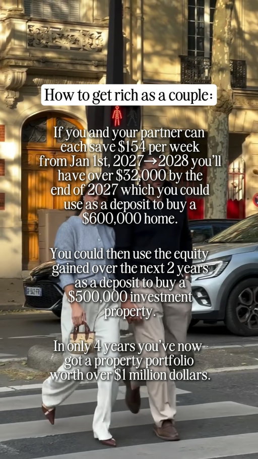 Small savings can build options.

If you and your partner each save $154 a week starting January 1, 2027, you could have more than $32,000 saved by the end of 2028.

That is $308 a week combined.

Over two years, those small weekly deposits add up.

That money could help with the upfront costs of buying a $600,000 home, depending on your loan and financial situation.

From there, owning property could give you another financial option later. Building enough equity for another purchase depends on your loan balance, the home's value, and the market.

The goal is not getting rich overnight.

It is getting on a plan you can actually stick with.

DM me and I will help you run the numbers for buying a home in Lubbock.

#LubbockRealEstate #FirstTimeHomebuyer #LubbockTexas