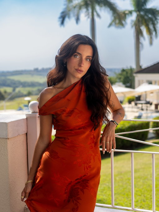 orange dress 🧡