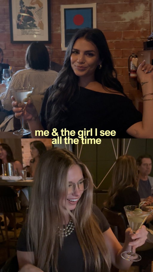 Could chit chat for hours & still have more to say. 🍸 

___________
friendship, girlfriends, adult friends, girls night, calgary
