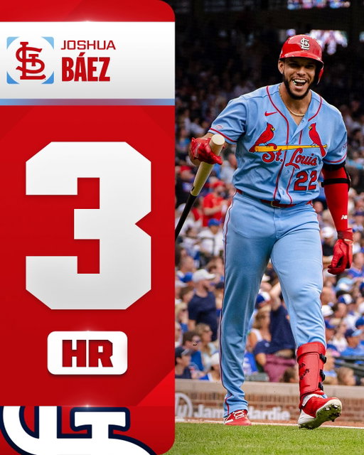 The first player EVER to hit 3 home runs in their MLB debut:

Joshua Báez 😤