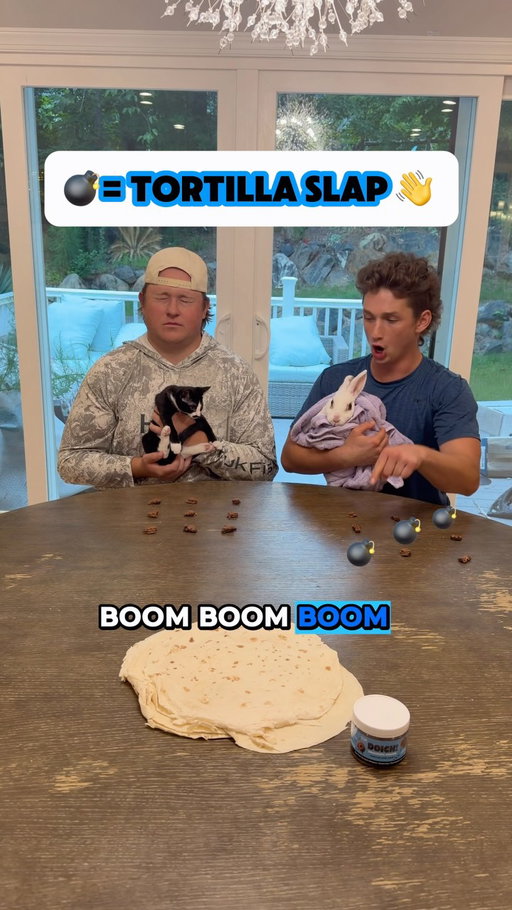 Doich Giveaway🤑🍪
Rules: 
- follow @insaneshayne1 
- follow @doichfoods 
- tag 3 people

Comments count until August 23rd

Boom 💥 Tortilla Game😂  #funny #game #stunt #healthyfood 
#fitness