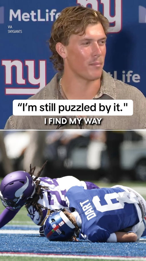 Jaxson Dart expresses confusion about how often he enters the medical tent after getting hit.