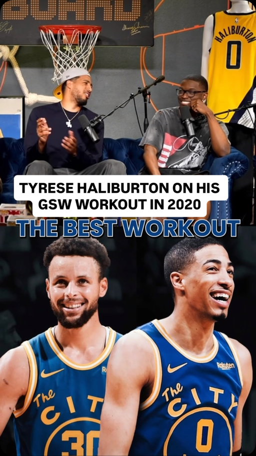 “We know you’d be a perfect fit for us, but we can’t draft you at No. 2.”

Tyrese Haliburton talks about how his pre-draft workout with the Golden State Warriors in 2020 was the best workout of his life.
