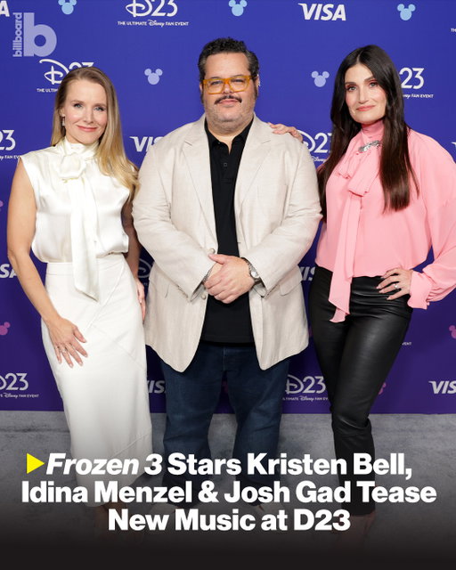 ‘Frozen 3’ is officially underway, and excitement is already snowballing over the franchise’s new music. ❄️⁠
⁠
The third installment of Disney’s blockbuster franchise was announced Friday (Aug. 14) at D23: The Ultimate Disney Fan Event in Anaheim, California, where stars Kristen Bell, Idina Menzel and Josh Gad reunited onstage to tease new music ahead of the animated film’s 2027 theatrical release.⁠
⁠
See what they announced at the link in bio.