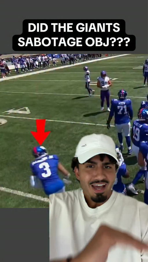 The footage shows that ODELL BECKHAM JR. IS NOT WASHED… #nygiants #odellbeckhamjr #nfl #nflpreseason #nflnews
