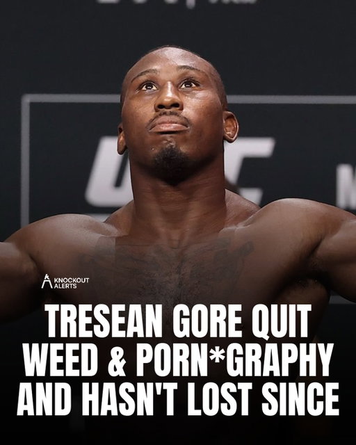 Tresean Gore told the world on TUF he’d be champion within a year. Then he lost his first two UFC fights and the internet never let it go. He says the real problem was never the talking, it was the weed. Fifty dollar prerolls every night, 212 pounds on the Monday of fight week, burritos until the scale. He got knocked out by Cody Brundage and still didn’t stop.

"I’ve been smoking since I was 17 trying to escape my reality."

He finally quit cold turkey in December and moved his camp full time to The MMA Lab in Arizona.

"I quit weed because I wanted to be obedient to the Lord Jesus Christ. "

He’s 2 for 2 since. A third round guillotine on Azamat Bekoev in April, and tonight a unanimous decision over Vicente Luque at UFC 330 with two judges giving him every round. No more championship deadlines this time. He just wants a ranking before the year is out. 🙏

 (Article written by the great @alexbehunin on @mmamania)