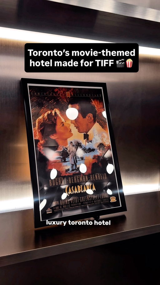 the MOST ICONIC place to stay if you’re coming to toronto for TIFF this year 🎬✨

why aren’t more people talking about this hidden gem?? @reverytoronto is a movie-inspired luxury boutique hotel in downtown toronto, and it genuinely feels made for film lovers like you and me.

old hollywood glamour, cinematic interiors + the perfect location for toronto international film festival 🍿

📍revery toronto downtown (curio collection by hilton)

save this for TIFF 2026 🎞️ 

#tiff2026 #torontointernationalfilmfestival #torontohotels #torontotrip #torontolife @northpr.inc