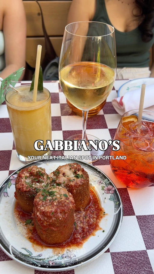 A recent eat I can’t stop thinking about 🍝💗 

Gabbiano’s @gabbianospdx is a neighborhood Italian-American spot in NE Portland serving up comfort food, cocktails & retro vibes. The perfect combo for a night out! 💖 Their menu has staple favorites alongside rotating dishes inspired by seasonal flavors and ingredients. This was another spot that had been on my list forever after so many recs, and I finally got to try it with my favorite girlies 👯‍♀️

What we ordered:
✧ House White Wine
✧ Aperol Spritz
✧ Signature Cocktails
✧ Fried Mozzarella
✧ Stone Fruit Panzanella
✧ Dungeness Crab Alla Vodka
✧ Sweet Corn Ravioli

This spot is so well-known and hyped that I was a little skeptical about whether it would live up to expectations, but it definitely exceeded them 😭 Everything tasted fresh and flavorful, and each dish stood out in its own way, which made picking favorites so hard. 🥺😥

If I had to choose one appetizer and one main, I’d come back for the Stone Fruit Panzanella & Dungeness Crab Alla Vodka in a heartbeat. 🥹🫶 The peaches and heirloom tomatoes paired SO perfectly together and made for the ultimate summer dish ☀️🍑🍅 The dungeness crab was sweet and shredded throughout the pasta, so you got a little in every bite with their yummy spicy vodka sauce 🤌

The vibes and food were both too good! 🙂‍↕️ I can totally see why everyone loves this spot and why there’s usually a wait!! Already wanting to come back to try more of the menu, and I definitely have my eye on the tiramisu next 🍽️🍰

📍Gabbiano’s | Portland, OR 
💸 Around $40+ per person 

🏷️ #gabbianos #portlandeats #portlandfoodie #pdxfoodie #pdxeats italian food in portland oregon • portland eats • portland foodie • pdx restaurants