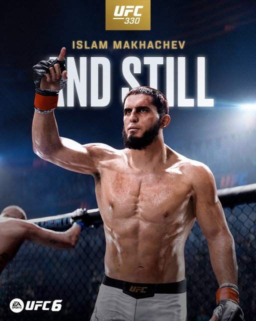 AND STILL. 🏆
Islam Makhachev continues the streak to make it 17 straight. 
#UFC6