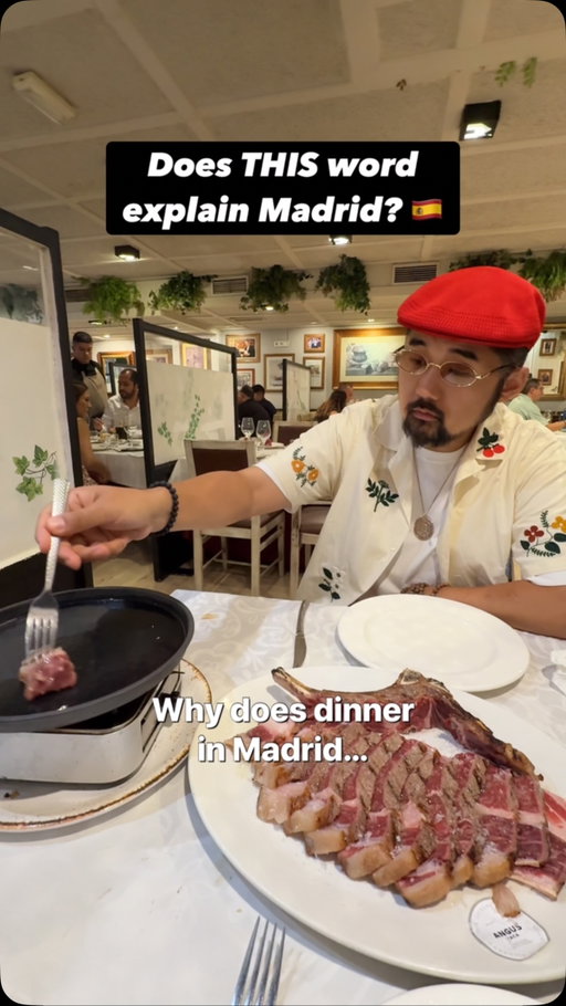 Eating lunch alone at your desk: Peace or problem? 💭

Yo, there’s no way one word can explain a city as complicated as Madrid 🇪🇸, but now that I got your attention…

Let me be precise about what’s actually sacred there 🙋🏻‍♂️ It’s not lunch. From my admittedly short observation, most of Madrid eats lunch the way working people eat everywhere– quick, close to the job, often alone. The newly arrived construction worker from Venezuela 🇻🇪 isn’t taking two hours. The office worker is in and out of a cafeteria. That’s the reality of work at scale, and Spain isn’t exempt. 

Dinner, however, is different. That’s heavily guarded. It starts after 9 p.m. (maybe 10). It runs long, and when the plates are cleared, folks aren’t moving. The word for that stretch is sobremesa aka “over the table.” And it’s treated less like leftover time and more like the point of the whole evening, is what I noticed? 🤔

I took my first trip to Spain in 2007, as a high school senior. I ate churros, jamón, and paella. Nineteen years later, at 37, I’m starting to notice the system and the thinking underneath 💡

For a New Yorker like me, it felt somewhat foreign. Our restaurants often put a clock on the table accompanied by a check that arrives before you ask. For churn, economics, expensive rent, need for volume…I understand why it’s needed. If you’re taking a long lunch on a workday, odds are you’re entertaining clients. 

We ran eating through the assembly line like everything else, and out came bowls 🥗 of every shape and form. And honestly? It’s efficient. I’m part of the clientele.

But selfishly, I wish the meal could be more of a gathering than a refuel.

I don’t have the scientific chops to vet the research suggesting that people who share meals report more life satisfaction. But it makes sense to me 😅 And I just hope more of us who can get the long table–lunch, dinner, whenever–see it not as indulgence, but as maintenance.

What y’all think? Peace and blessings 🤜🏼🤛🏼