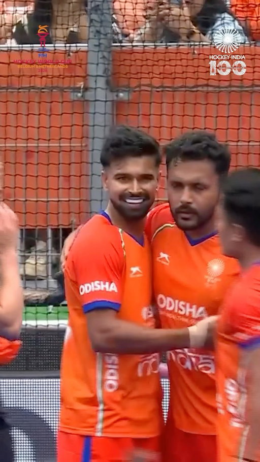 THE SKIPPER SEALED IT! 👑🔥🇮🇳

Harmanpreet Singh struck again from the penalty corner, finding the bottom-left corner to make it 3–0 and put India firmly in control against Wales in their opening Pool D clash at the FIH Hockey World Cup Belgium & Netherlands 2026! 🏑🏆

The goal that sealed India’s winning start! 💥🇮🇳

#HockeyIndia #IndiaKaGame #HWC2026 #INDvsWAL