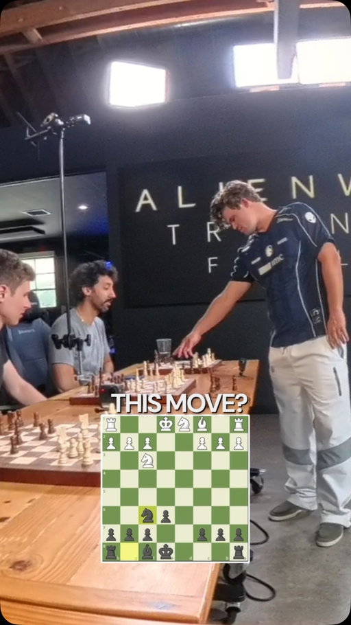Magnus Doesn’t Recognize This Position #chess #chessgame #chessboard #magnuscarlsen #morganjay