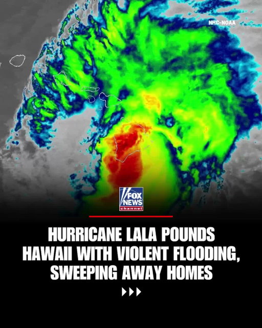 Hurricane Lala blasts the Hawaiian Islands as a Category 1 hurricane, unleashing rare and dangerous impacts on the state with violent flooding and damaging winds.

At least one person was killed in a storm-related car accident, according to an update from Governor Josh Green.

A Flash Flood Emergency is now unfolding on the Big Island as torrential rain is still slamming the Islands with reports of at least two homes swept away.