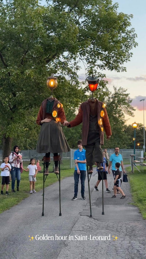 💡Soirée magique ce vendredi, où les magnifiques créations de @imagicario, le Parédolïa Duo, étaient présentes au parc Ladauversière dans Saint-Léonard pour émerveiller petits et grands. Si vous les avez manquées, elles seront de retour au même endroit le 21 août 2026 vers 20:00 !

💡It was a magical evening this Friday, as the magnificent creations of @imagicario, the Parédolïa Duo, appeared at Ladauversière Park in Saint-Leonard to delight young and old alike. If you missed them, they will be back at the same location on August 21st, 2026, around 8:00 PM!

📍Parc Ladauversière : 7560 Boulevard Lacordaire, Montréal, QC H1S 2A6

🎟️ Entrée gratuite/Free entry

Montréal Montreal Québec Quebec Canada St-Leonard Activité Gratuite Free Activity Famille Family Musique Music Fête Événement Event Lumières Lights Parade Défilé