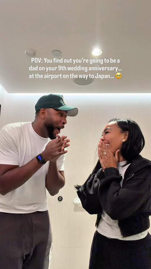 12 years together. 9 years married. And now 2 is turning into 3 God is so good! Next year our lives will change forever 🙌🏾