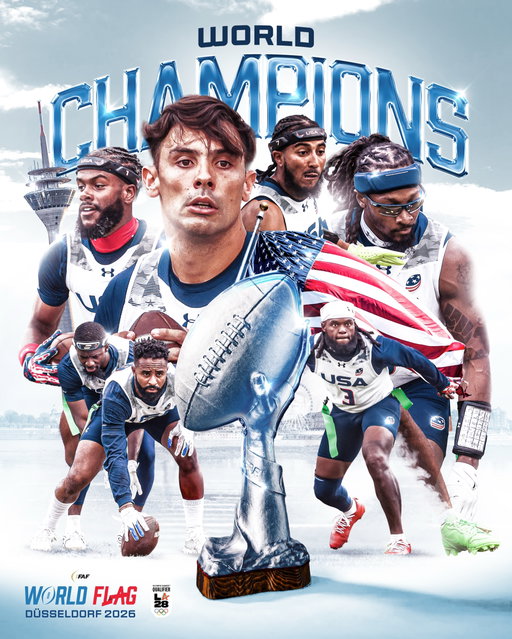 USA ARE IFAF WORLD FLAG 26 CHAMPIONS! SIX TIMES IN A ROW! JOB DONE IN STYLE! 🏆 

#FlagFootball #IFAF #RoadToLA28 #OlympicQualifiers