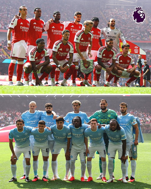 @arsenal and @mancity return to competitive action in the Community Shield 🤝