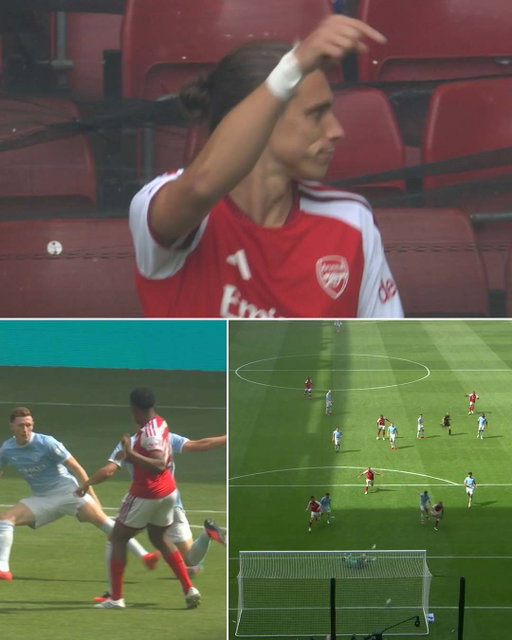 ARSENAL STRIKE 23 SECONDS INTO THE MATCH AGAINST MAN CITY 🔥😮➡️