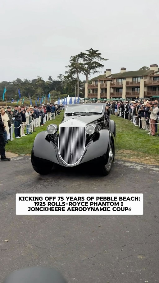 An absolute beauty. 1925 Rolls-Royce Phantom I Jonckheere Aerodynamic Coupé seen at the 75th PEBBLE BEACH CONCOURS D’ELEGANCE

#PebbleBeach #rollsroyce #cars #monterey