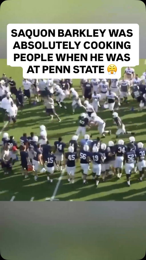 Saquon was just different when he was at Penn State 🤯

(🎥: @pennstatefball)