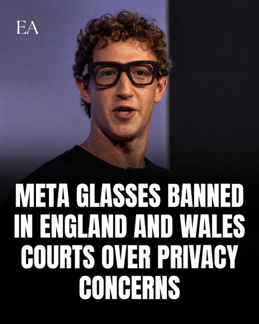 Courts across England and Wales are banning Meta’s smart glasses amid growing privacy concerns over their recording capabilities.

The move follows similar restrictions introduced by courts in New York, where the glasses were also deemed too intrusive.

HM Courts & Tribunals Service says anyone bringing Meta glasses into its buildings will have them confiscated, adding courts to the growing list of venues restricting the devices.