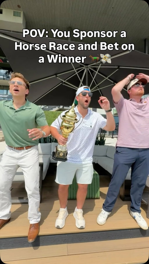 WHAT AN INSANE RACE! 🤣 The inaugural Bookit Sports Classic was a thriller. 

Thank you to @woodbinetb @americasbestracing and @myrailbirds for having us!