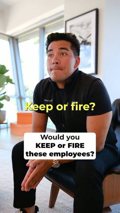 Kolin decides again which employees should be kept or fired. What would you do differently?
#FlyAmalfi #OfficeDrama #Fired @Amalfijets