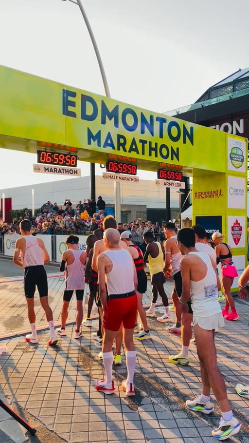 🏅The medals. The smiles. The happy tears. The recovery. 💚
After the kilometres came the moments that made it all worthwhile. 
From finish-line celebrations to stretching, rehydrating and relaxing in the Servus Recovery Zone, we loved celebrating alongside Edmonton’s incredible running community. 
Congratulations to every runner who showed up, pushed through and crossed the finish line. 
What an achievement! 🙌
#servusedmontonmarathon #runyeg #yeg #yegevents #edmontonmarathon
