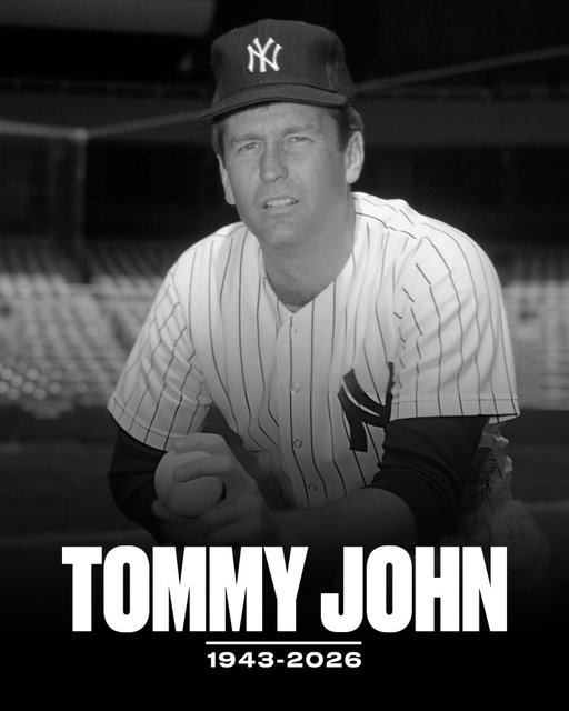 Rest in peace, Tommy John 💙