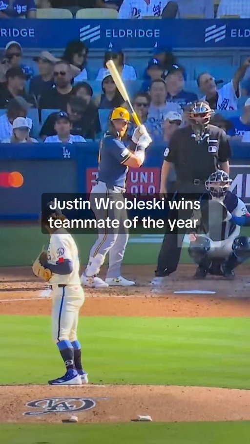 Make sure thank Wrobleski today 

#mlb #baseball #dodgers