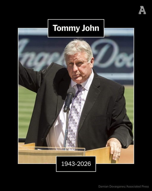 Tommy John, an enduring left-hander whose eponymous elbow surgery has saved countless pitchers’ careers since it resurrected his own in the mid-1970s, died on Saturday. 

He was 83 years old.