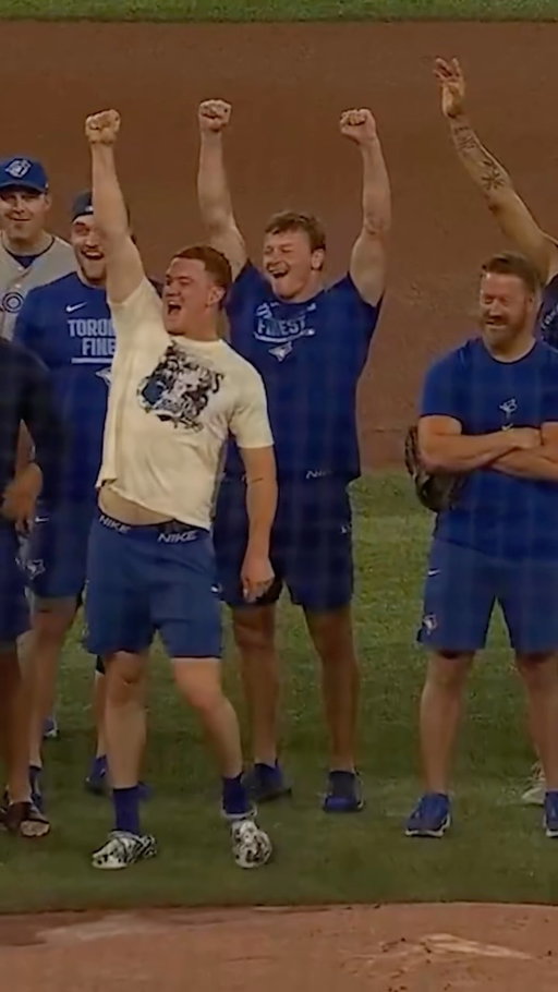 An annual tradition for Blue Jays fantasy football 🏈 #BlueJays50