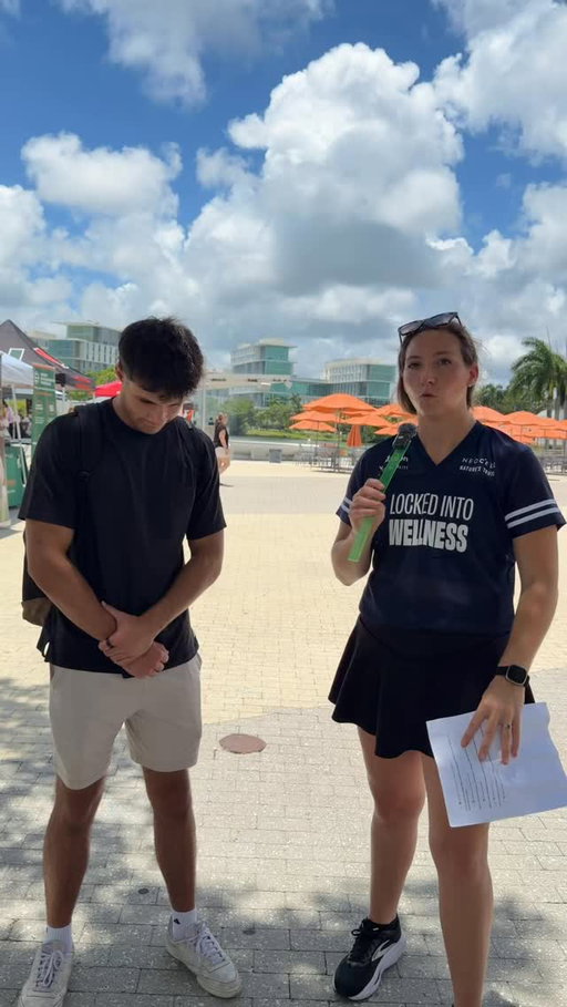 Some moments require a different level of locked in 🔒😭
#lockedintowellnesstour #lockedin #streetinterview #campustour