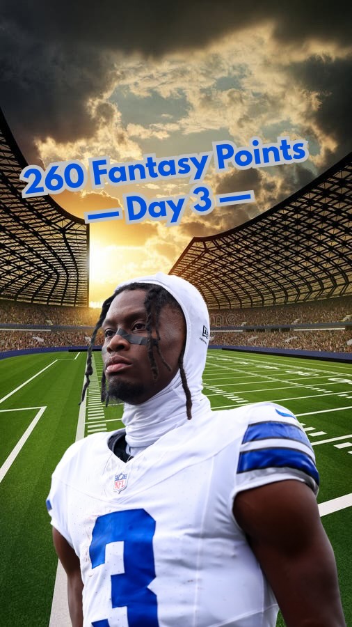 Trying to score 260
Fantasy football points: Day 3 #acshear #nflfilter #260fantasypoints #fantasyfootball #walterpicks