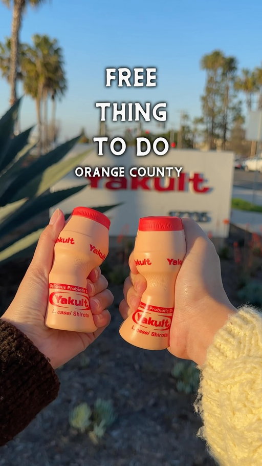 Did you know you can take a FREE tour of the Yakult factory in California? 🥛✨

You can get a behind-the-scenes look at how Yakult is made, learn about probiotics, and see the production process up close. And yes, you’ll get to enjoy some Yakult along the way! 😋

It’s a fun and easy activity for families, friends, or anyone looking for a unique free thing to do in California.

📍 Yakult USA, Fountain Valley
🎟️ FREE tour
💡 Reservations are recommended

Save this for your next California adventure! ✨

#thingstodo #freethingstodo #orangecounty #yakult #tour