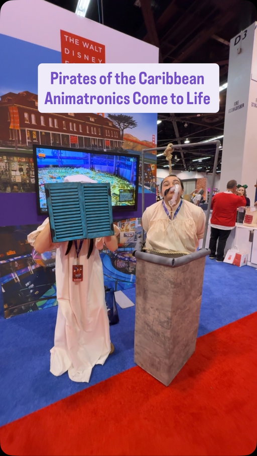 “Don’t be chicken, Carlos!” 😂🏴‍☠️

One of the funniest little moments from Pirates of the Caribbean brought to life at D23! This cosplay recreating the classic auction scene is the kind of deep-cut Disney detail we love finding on the show floor.

#D23 #PiratesOfTheCaribbean #DisneyCosplay #Disney #Cosplay