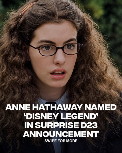 Anne Hathaway is officially a Disney Legend. ✨
From becoming Mia Thermopolis in The Princess Diaries to ruling Wonderland as the White Queen, Hathaway has appeared in 9 Disney titles.

Well deserved, Your Majesty. 👑

📸: @disney