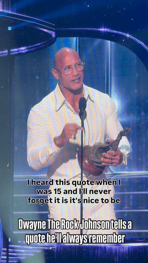 Dwayne The Rock Johnson talks about a quote he always remembers. Disney Legends Award Ceremony.

#D23Expo2026
