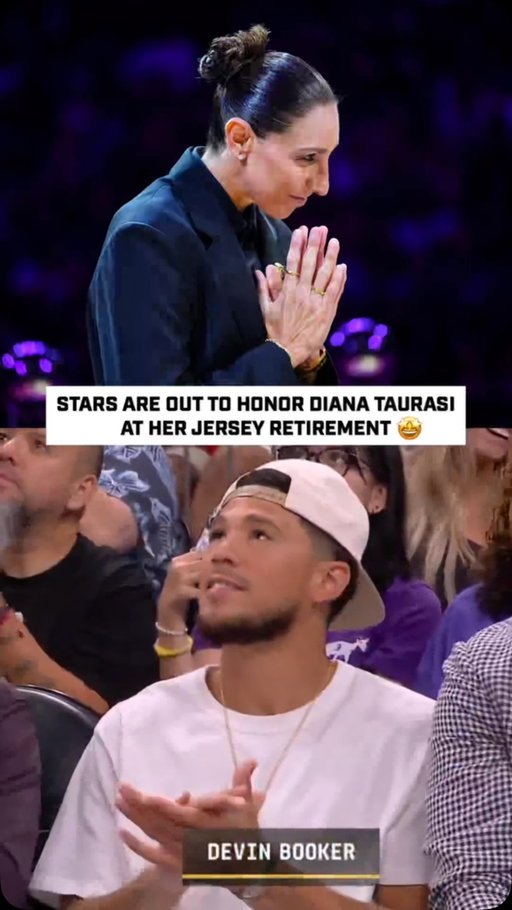 All the stars were out at Diana Taurasi’s jersey retirement 🤩
