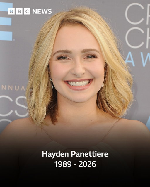 Actress Hayden Panettiere, who was known for her star roles in TV shows Heroes and Nashville, has died at the age of 36, her representative told several US news outlets.
 
The details surrounding her death were not immediately available.
 
Her father Skip Panettiere has asked for privacy "as our family takes time to process this unimaginable loss", in a statement issued through her representative.
 
Beginning her career as a child actor, Panettiere was just four years old when she was cast on the popular US soap opera One Life to Live.
 
Tap the link in @BBCNews's bio to read more about Hayden Panettiere's career. 
 
(📷 Getty, Universal Pictures)
 
#BBCNews