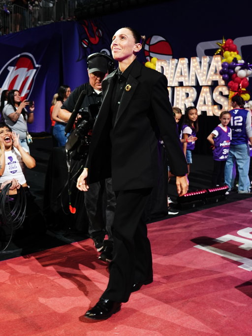 Aura.

Diana Taurasi dressed in all black for her jersey retirement ceremony in Phoenix 🐐