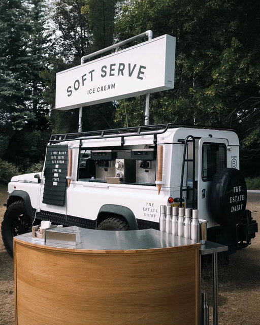 The Estate Dairy truck's inaugural event, right on home turf at the Cholmodeley Estate in Cheshire. 

Soft serve mix courtesy of @happyendingsldn, using our milk & cream because a good debut deserves a good partner. 

More of these to come over next few weeks, our truck will be available for hire , trading at events , festivals and for our own activations. 

Sunday 23rd - Chiswick house with @colicci_uk 

Friday 28th Aug - Free Giveaways across multiple cafe locations ( More Details to follow)